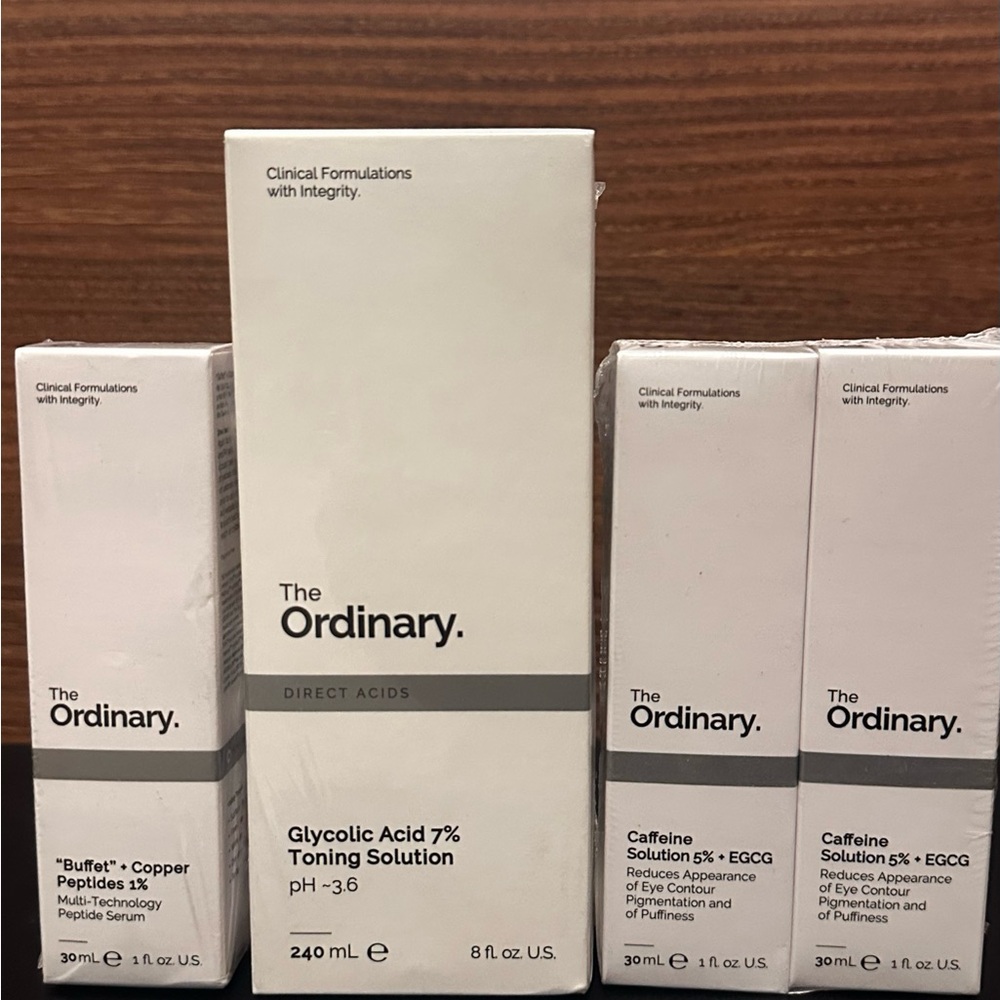 NEW THE ORDINARY SET OF 4